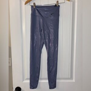 Nike One Lilac Sparkle Leggings, XS, new with tags